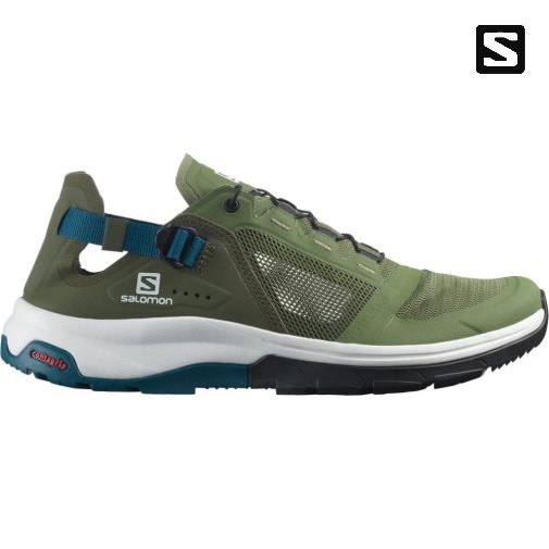 Tênis De Caminhada Salomon Tech Amphib 4 Masculino Verde Oliva | PT L45970